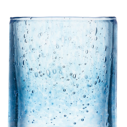 Lot de 6 gobelets à whisky CRAFT bullé bleu azur - Bleu azur