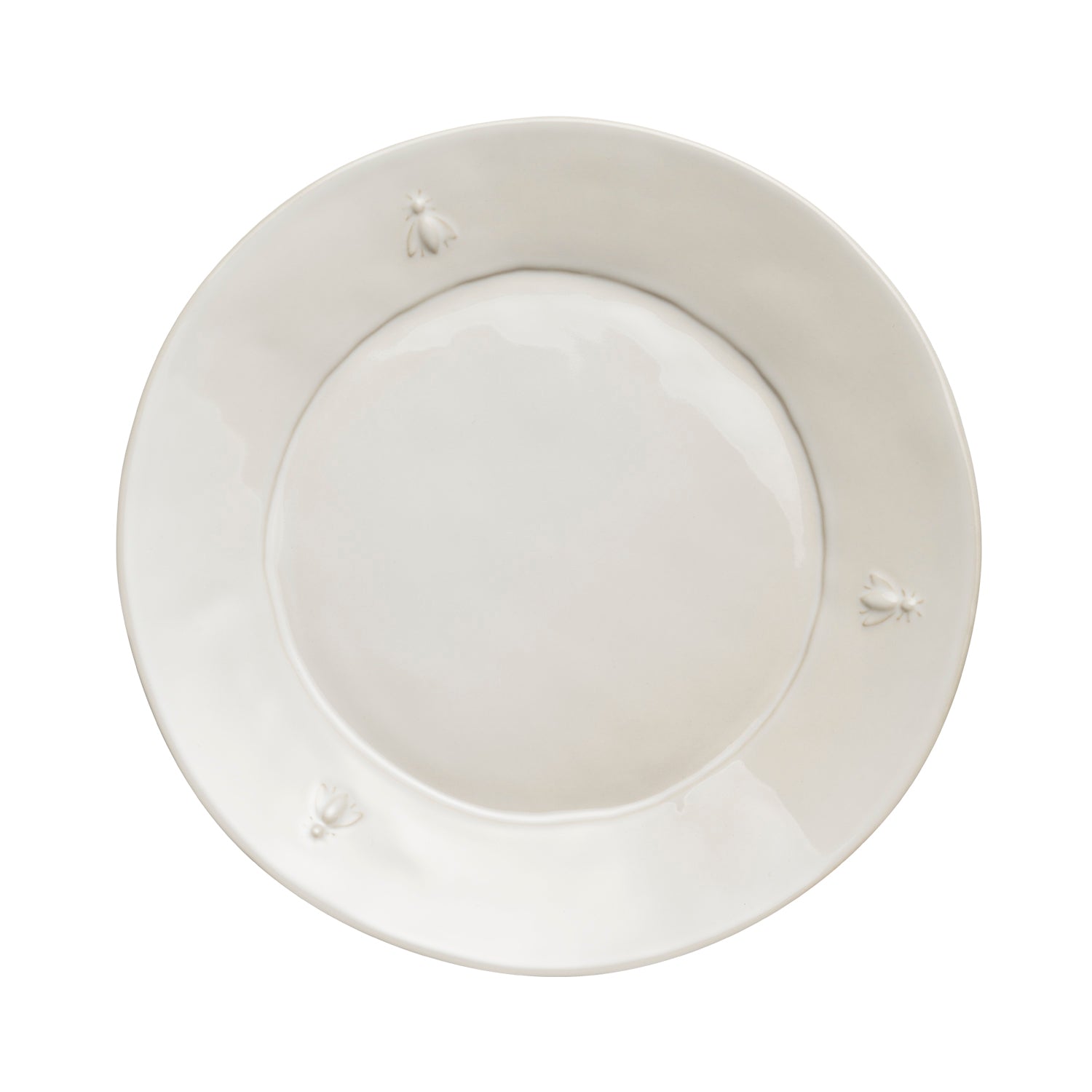 Lot de 4 assiettes de service ABEILLE céramique
