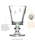 Lot de 6 verres à vin ABEILLE  - Transparent