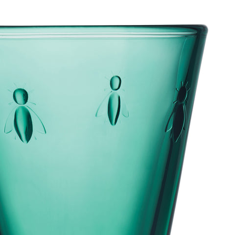 Lot de 6 verres à vin ABEILLE EMERAUDE  - Emeraude