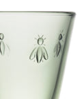 Lot de 6 verres à pied ABEILLE PROVENCE  - Vert provence