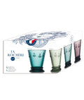 Coffret de 4 gobelets ABEILLE 4 couleurs assorties - Emeraude, Vert Olive, Bleu nuit, Aubergine
