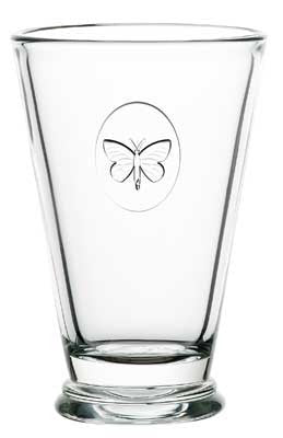 Lot de 6 long drink papillon SYMBOLIC