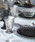 Lot de 6 assiettes à dessert LYONNAIS anthracite - anthracite