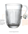 Lot de 6 mugs OUESSANT  - transparent