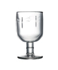 Lot de 6 Verres à pied LIBELLULES  - transparent