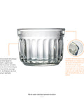 Lot de 6 mises en bouche DELICE 10 cl - transparent