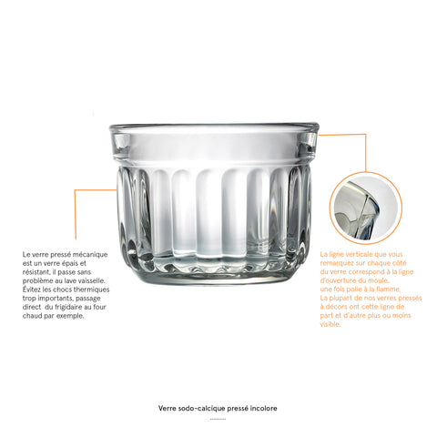 Lot de 6 mises en bouche DELICE 10 cl - transparent