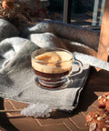 Lot de 6 tasses expresso FLORE  - Transparent