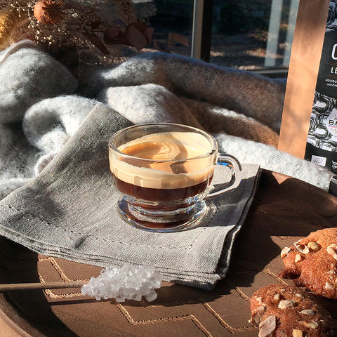Lot de 6 tasses expresso FLORE  - Transparent