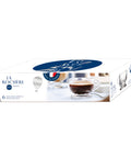 Lot de 6 tasses expresso FLORE  - Transparent