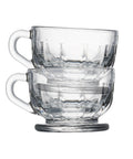 Lot de 6 tasses expresso FLORE  - Transparent