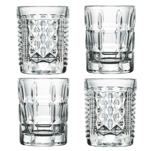Ensemble de 4 verres à Whisly blossom et 4 Shooter After BOX APERITIF 