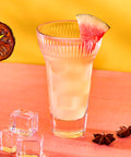 Lot de 6 verres à Pastis FANNY CALANQUES Strié haut - Transparent