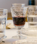 Lot de 6 verres à eau à pied VERSAILLES  - Transparent