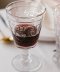 Lot de 6 verres à eau à pied VERSAILLES  - Transparent