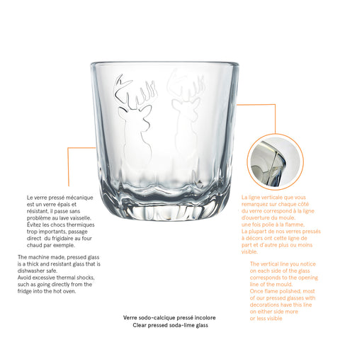 Lot de 6 Gobelets CERF