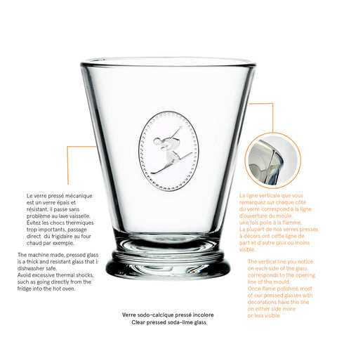 Lot de 6 gobelets skieur  SYMBOLIC