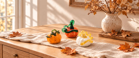 Citrouilles en verre