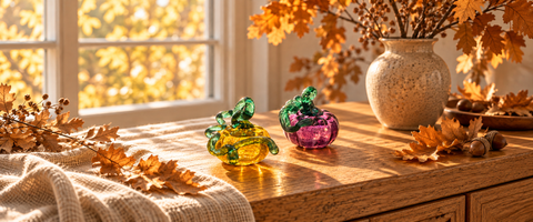 Citrouilles en verre