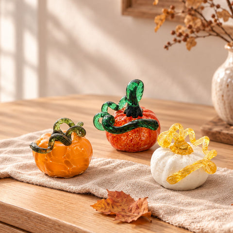 Citrouilles en verre