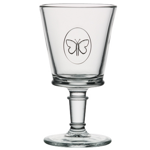 Lot de 6 verres à pied papillon SYMBOLIC